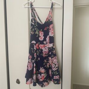 Windsor Floral Navy Mini Dress